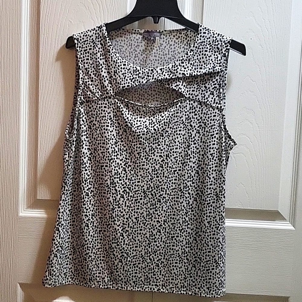 Vince Camuto Sleeveless Cutout Top